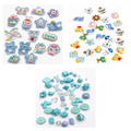 Charm Lover Trio - Blue Jelly Friends, Seaside Cuties and Something Blue charm packs