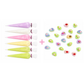 Decoden Starter Kit - Frosted Glue piping cream plus Sweet Slice Cakes charm pack